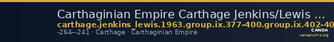 Carthaginian Empire Carthage Jenkins/Lewis 1963 group IX, 377-400, 402-403 — CANOA