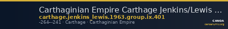 Carthaginian Empire Carthage Jenkins/Lewis 1963 group IX, 401 — CANOA