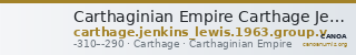 Carthaginian Empire Carthage Jenkins/Lewis 1963 group V — CANOA