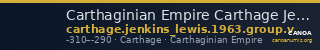 Carthaginian Empire Carthage Jenkins/Lewis 1963 group V — CANOA