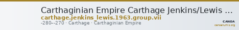 Carthaginian Empire Carthage Jenkins/Lewis 1963 group VII — CANOA