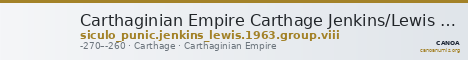 Carthaginian Empire Carthage Jenkins/Lewis 1963 group VIII — CANOA