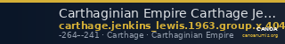 Carthaginian Empire Carthage Jenkins/Lewis 1963 group X, 404-426, 428-446, 448 — CANOA