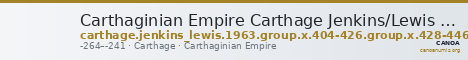 Carthaginian Empire Carthage Jenkins/Lewis 1963 group X, 404-426, 428-446, 448 — CANOA