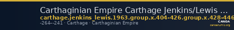 Carthaginian Empire Carthage Jenkins/Lewis 1963 group X, 404-426, 428-446, 448 — CANOA