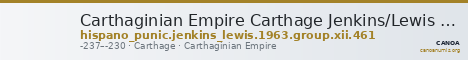 Carthaginian Empire Carthage Jenkins/Lewis 1963 group XII, 461 — CANOA