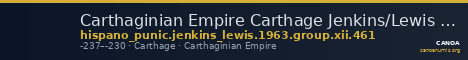 Carthaginian Empire Carthage Jenkins/Lewis 1963 group XII, 461 — CANOA