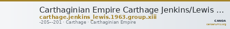 Carthaginian Empire Carthage Jenkins/Lewis 1963 group XIII — CANOA