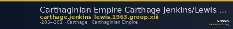 Carthaginian Empire Carthage Jenkins/Lewis 1963 group XIII — CANOA