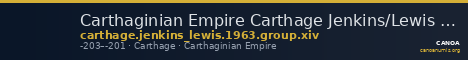 Carthaginian Empire Carthage Jenkins/Lewis 1963 group XIV — CANOA