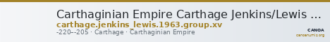 Carthaginian Empire Carthage Jenkins/Lewis 1963 group XV — CANOA
