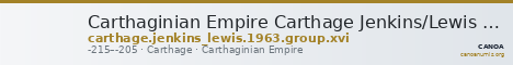 Carthaginian Empire Carthage Jenkins/Lewis 1963 group XVI — CANOA