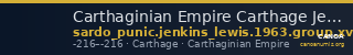 Carthaginian Empire Carthage Jenkins/Lewis 1963 group XVII — CANOA