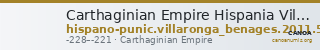 Carthaginian Empire Hispania Villaronga/Benages 2011 552-555 — CANOA