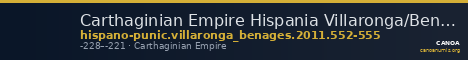 Carthaginian Empire Hispania Villaronga/Benages 2011 552-555 — CANOA