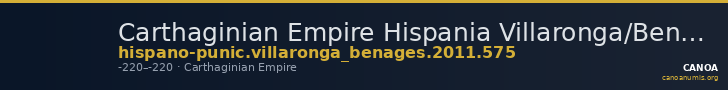 Carthaginian Empire Hispania Villaronga/Benages 2011 575 — CANOA