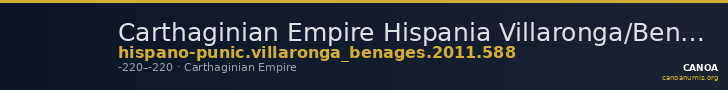 Carthaginian Empire Hispania Villaronga/Benages 2011 588 — CANOA