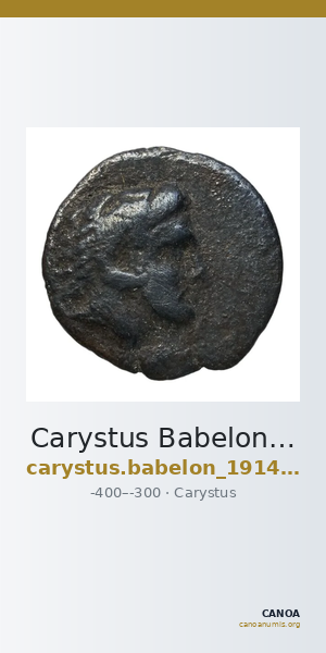 Carystus Babelon 1914 150-152 — CANOA