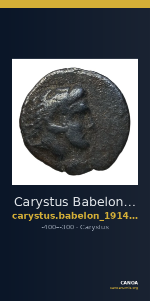 Carystus Babelon 1914 150-152 — CANOA