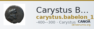 Carystus Babelon 1914 150-152 — CANOA