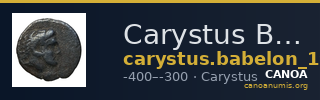 Carystus Babelon 1914 150-152 — CANOA