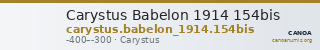 Carystus Babelon 1914 154bis — CANOA