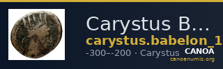 Carystus Babelon 1914 155 — CANOA