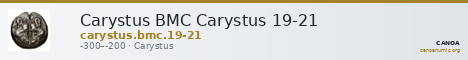 Carystus BMC Carystus 19-21 — CANOA