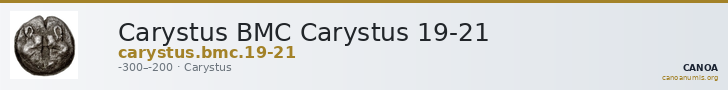 Carystus BMC Carystus 19-21 — CANOA