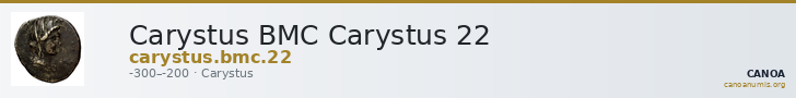 Carystus BMC Carystus 22 — CANOA
