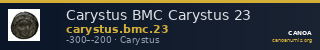 Carystus BMC Carystus 23 — CANOA
