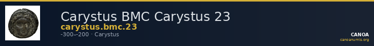 Carystus BMC Carystus 23 — CANOA