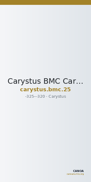Carystus BMC Carystus 25 — CANOA