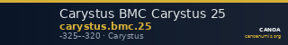 Carystus BMC Carystus 25 — CANOA