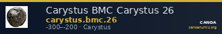 Carystus BMC Carystus 26 — CANOA