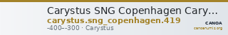 Carystus SNG Copenhagen Carystus 419 — CANOA