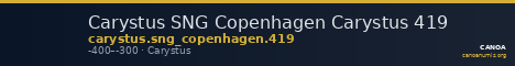 Carystus SNG Copenhagen Carystus 419 — CANOA