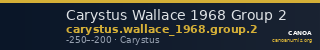 Carystus Wallace 1968 Group 2 — CANOA
