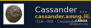 Cassander Macedon AMNG III.2 1-2 — CANOA