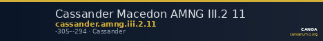 Cassander Macedon AMNG III.2 11 — CANOA