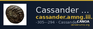Cassander Macedon AMNG III.2 3-4 — CANOA