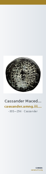 Cassander Macedon AMNG III.2 7-8 — CANOA
