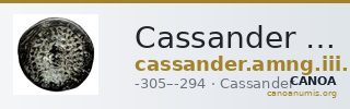 Cassander Macedon AMNG III.2 7-8 — CANOA