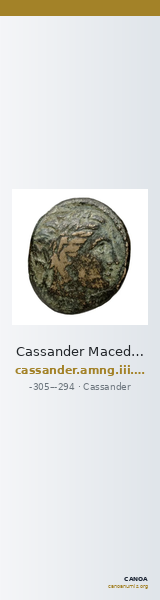 Cassander Macedon AMNG III.2 9 — CANOA