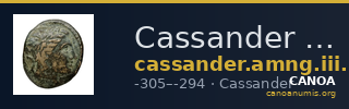 Cassander Macedon AMNG III.2 9 — CANOA