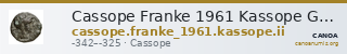 Cassope Franke 1961 Kassope Group II — CANOA