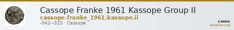 Cassope Franke 1961 Kassope Group II — CANOA