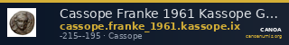 Cassope Franke 1961 Kassope Group IX — CANOA