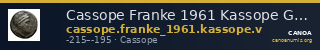 Cassope Franke 1961 Kassope Group V — CANOA