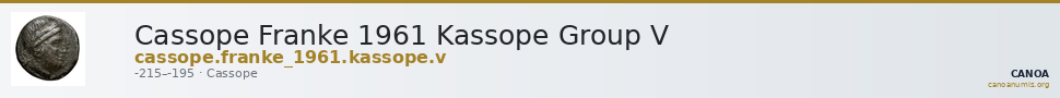 Cassope Franke 1961 Kassope Group V — CANOA